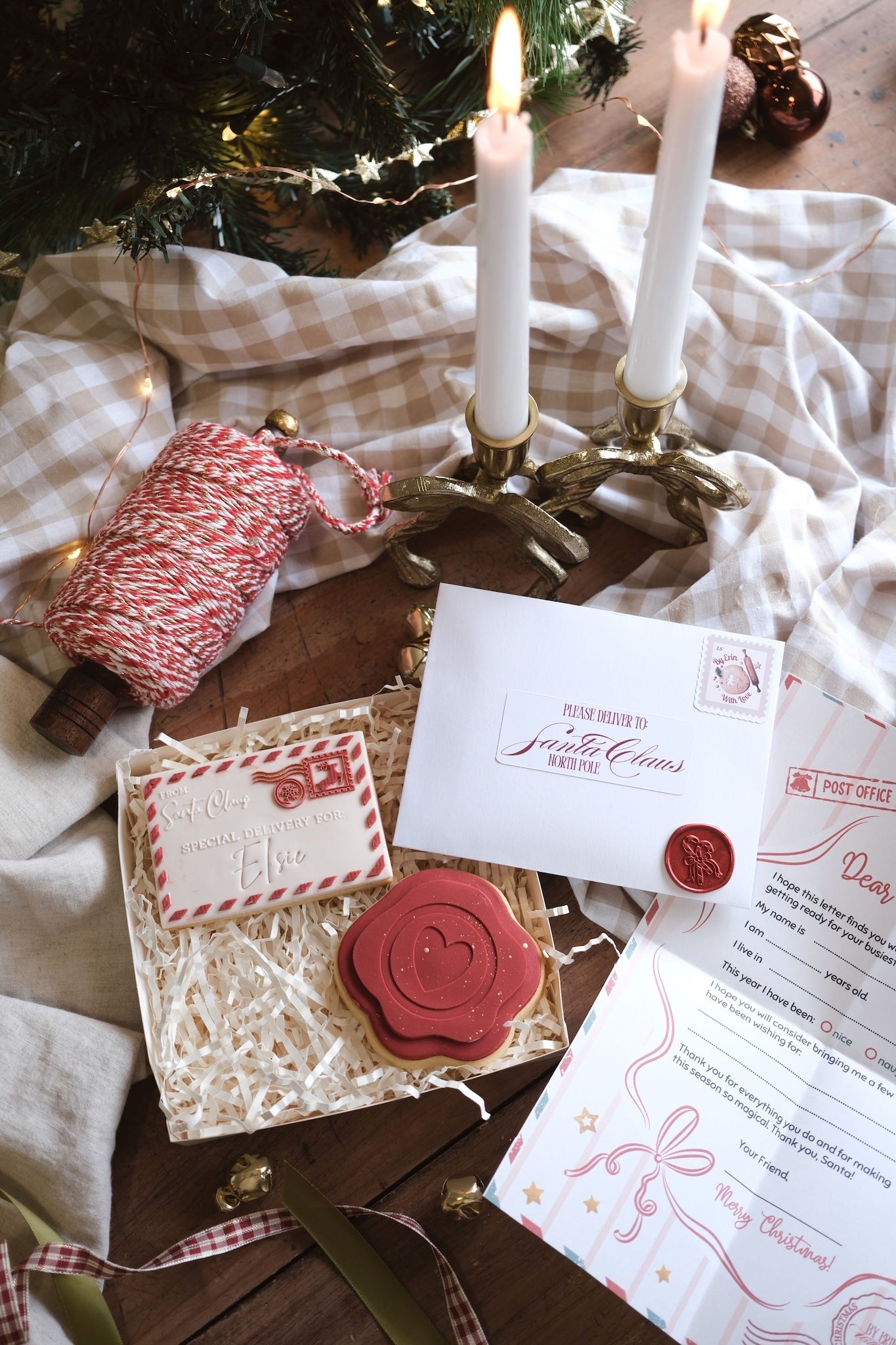 Letter to Santa 2 Cookie Gift Pack