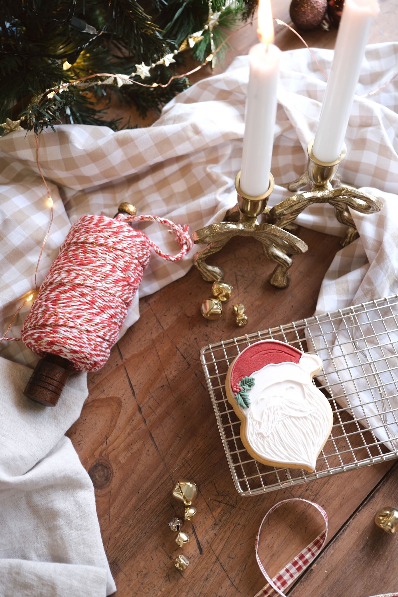 Santa Individual Cookies