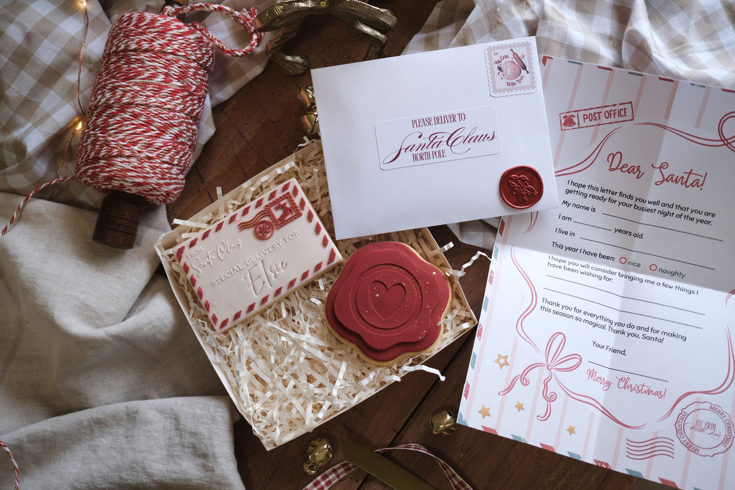 Letter to Santa 2 Cookie Gift Pack